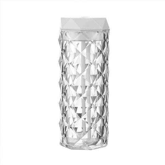 Difuzor de aromaterapie cu iluminare ambientala, NEXTLY, forma veioza, imitatie cristal, lumina ambientala alba rece/calda/neutra, 2 trepte de intensitate, 2 moduri de abur, capacitate 900ml