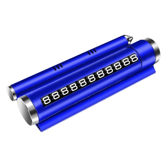 Suport numar de telefon pentru parcare auto multifunctional B NEXTLY, odorizant auto, suport telefon, banda glisanta pentru ascundere numar, rezistent la temperaturi ridicate/scazute, lipire cu banda
