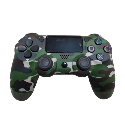 Controller wireless doubleshock, NEXTLY, compatibil PS4, PSTV si PS Now, cu vibratii, camuflaj