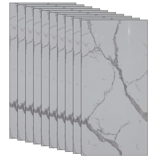 Set 10 x tapet autoadeziv imitatie marmura NEXTLY, waterproof, ajustabil, adeziv puternic, usor de montat, suprafata acoperire 1.8 mp, 30x60 cm, 2mm grosime P8803