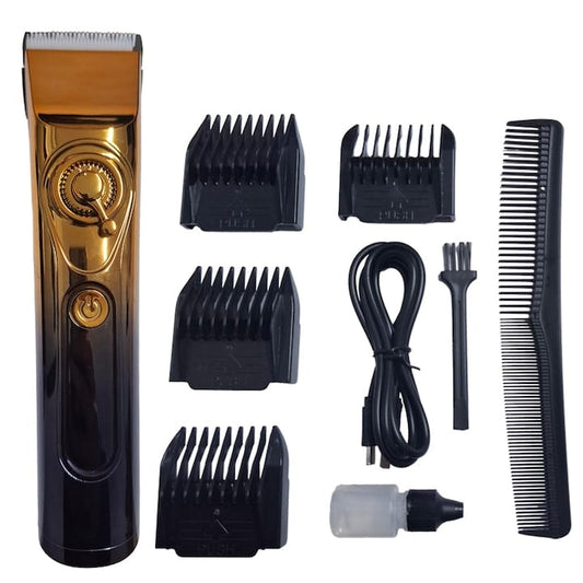 Masina profesionala de tuns, NEXTLY, cu acumulator, 1200mAh, afisaj digital nivel baterie, 7000RPM, putere 5W, 4 marimi de tuns, accesorii incluse, reglaj distanta taiere, incarcare rapida tip-c, desi