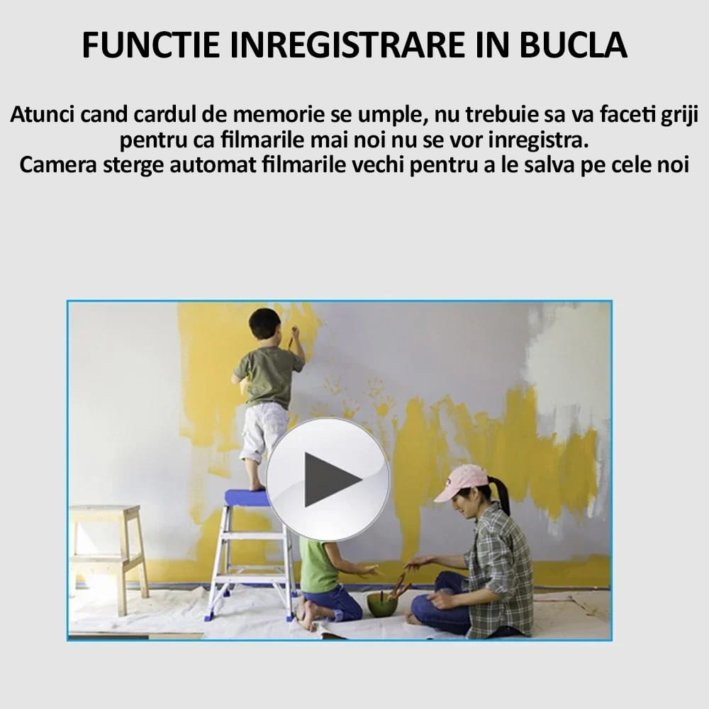 Mini camera de supraveghere WiFi, NEXTLY, FULL HD 1080p. pentru spionaj, dimensiuni mici, control aplicatie, detectare miscare, unghi larg 140°, microfon incorporat, negru