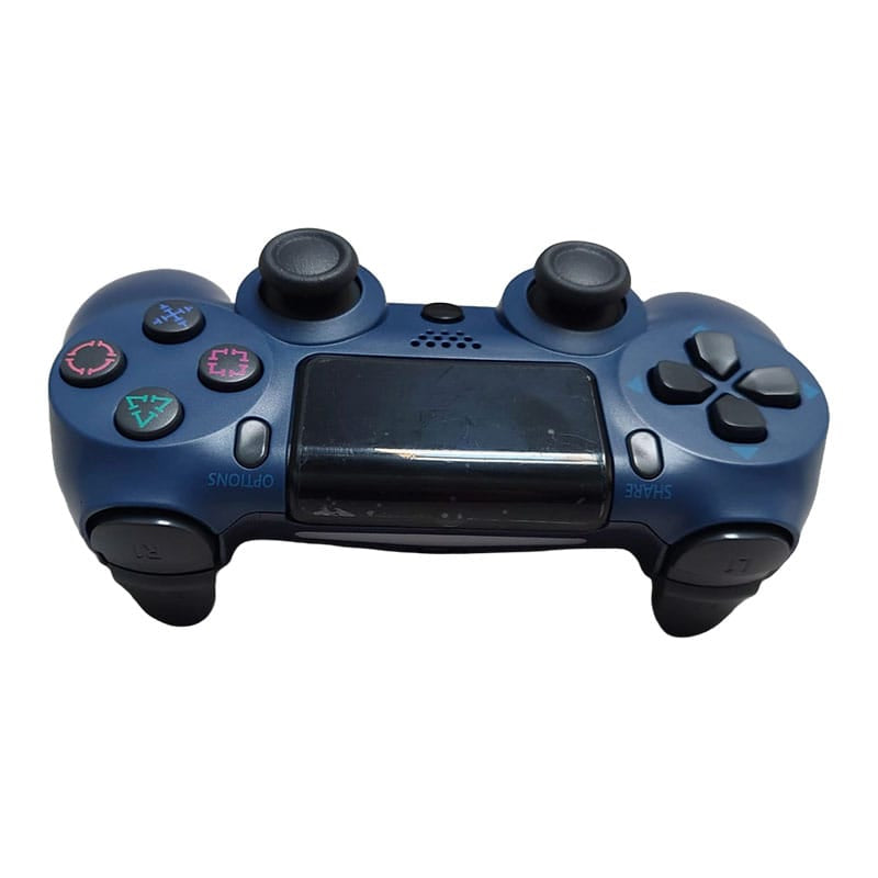 Controller wireless doubleshock, NEXTLY, compatibil PS4, PSTV si PS Now, cu vibratii, albastru