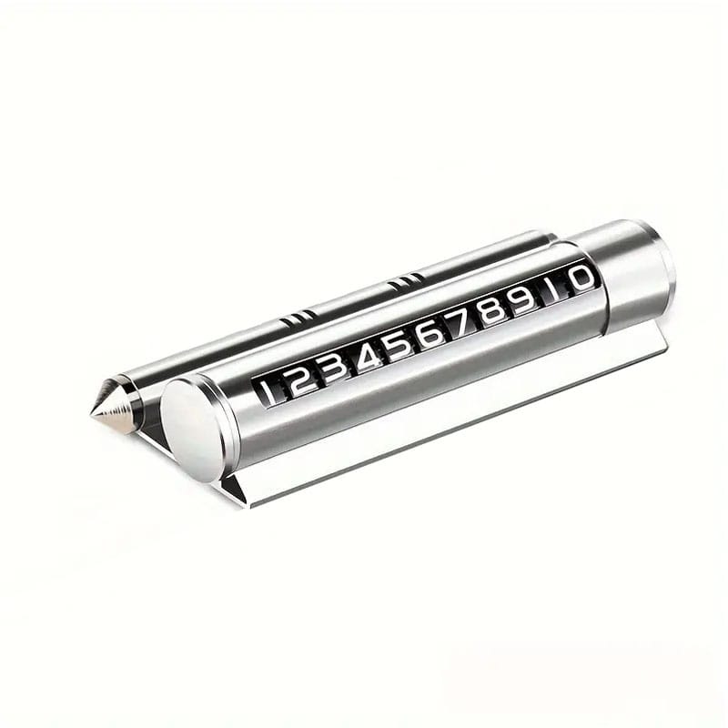 Suport numar de telefon pentru parcare auto multifunctional A NEXTLY, odorizant auto, suport telefon, banda glisanta pentru ascundere numar, rezistent la temperaturi ridicate/scazute, lipire cu banda