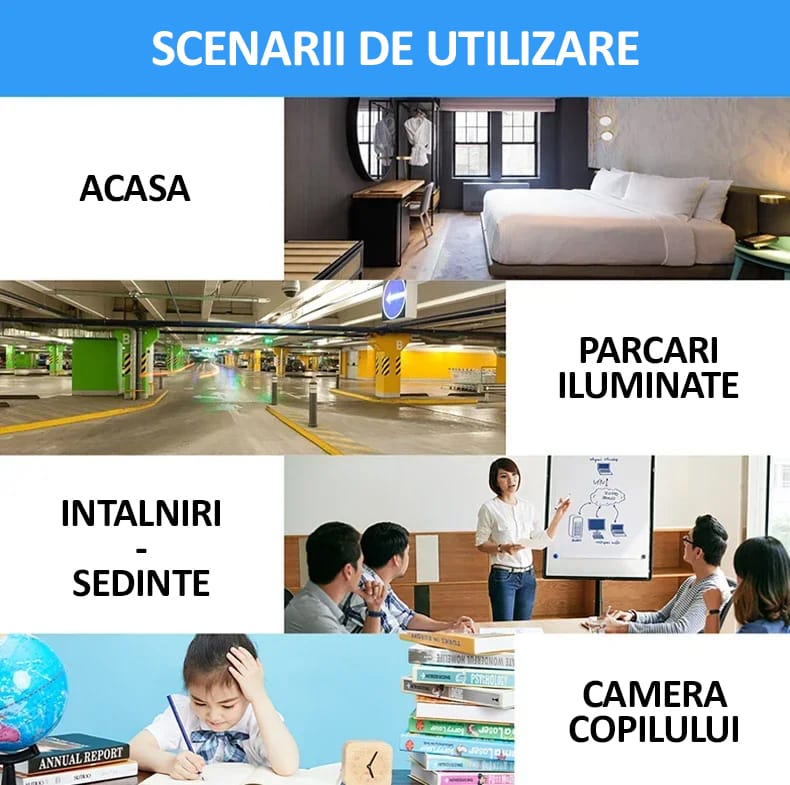 Mini camera de supraveghere WiFi, NEXTLY, FULL HD 1080p. pentru spionaj, dimensiuni mici, control aplicatie, detectare miscare, unghi larg 140°, microfon incorporat, negru