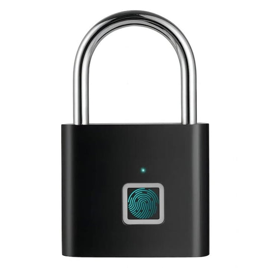 Lacat cu amprenta digitala NEXTLY, pentru interior/exterior, pana la 20 de amprente stocate, deblocare rapida 0.2s, incarcare cablus USB Tip C, waterproof, aliaj de zinc si otel, anti-spargere/anti-ta